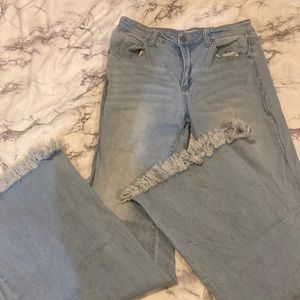 Light Wash Flare Jeans